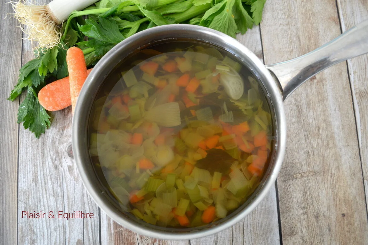 Bouillon de légumes maison