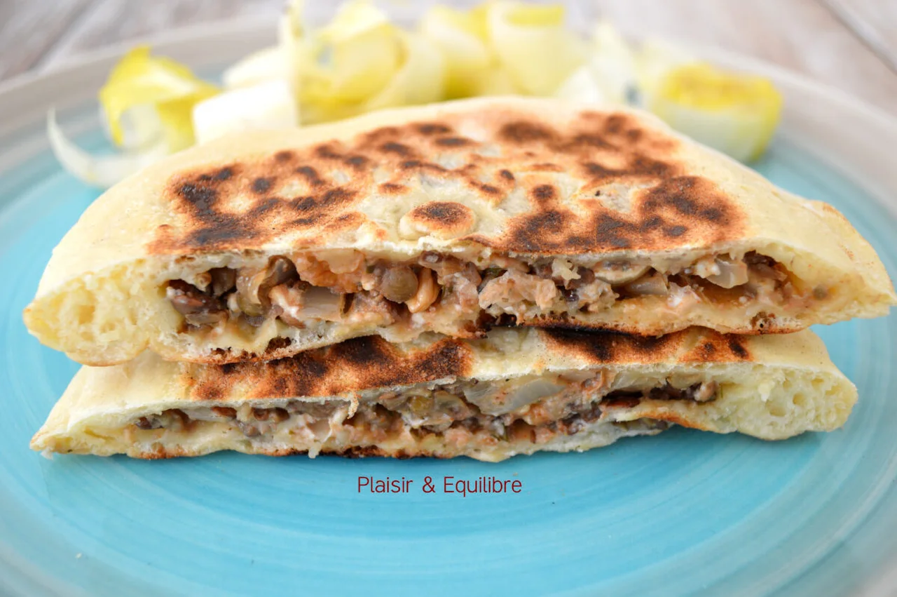 Pitas farcies aux lentilles façon arayes