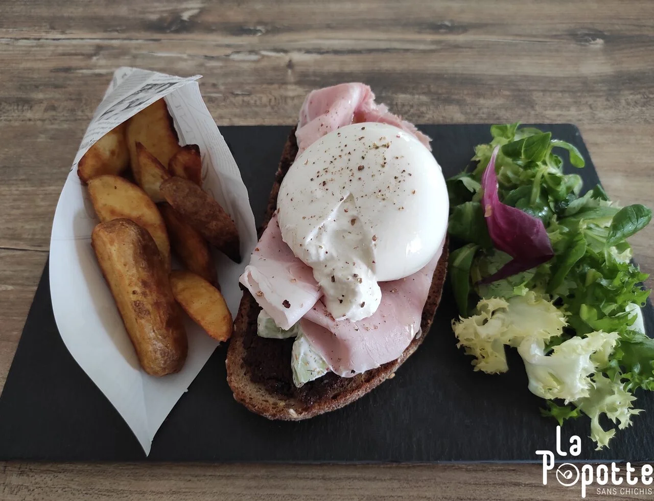Tartine tapenade, concombre et burrata