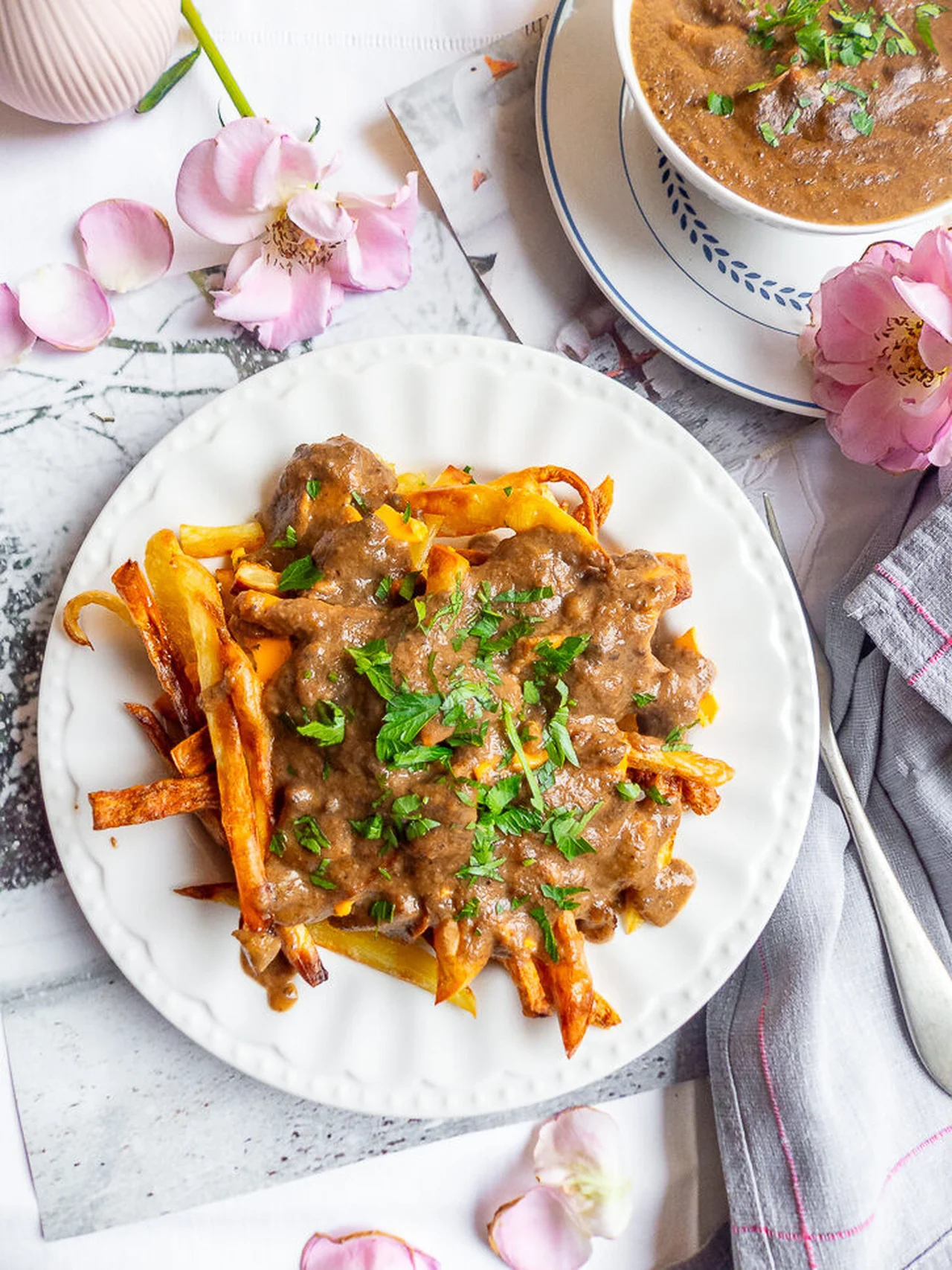 Poutine végane