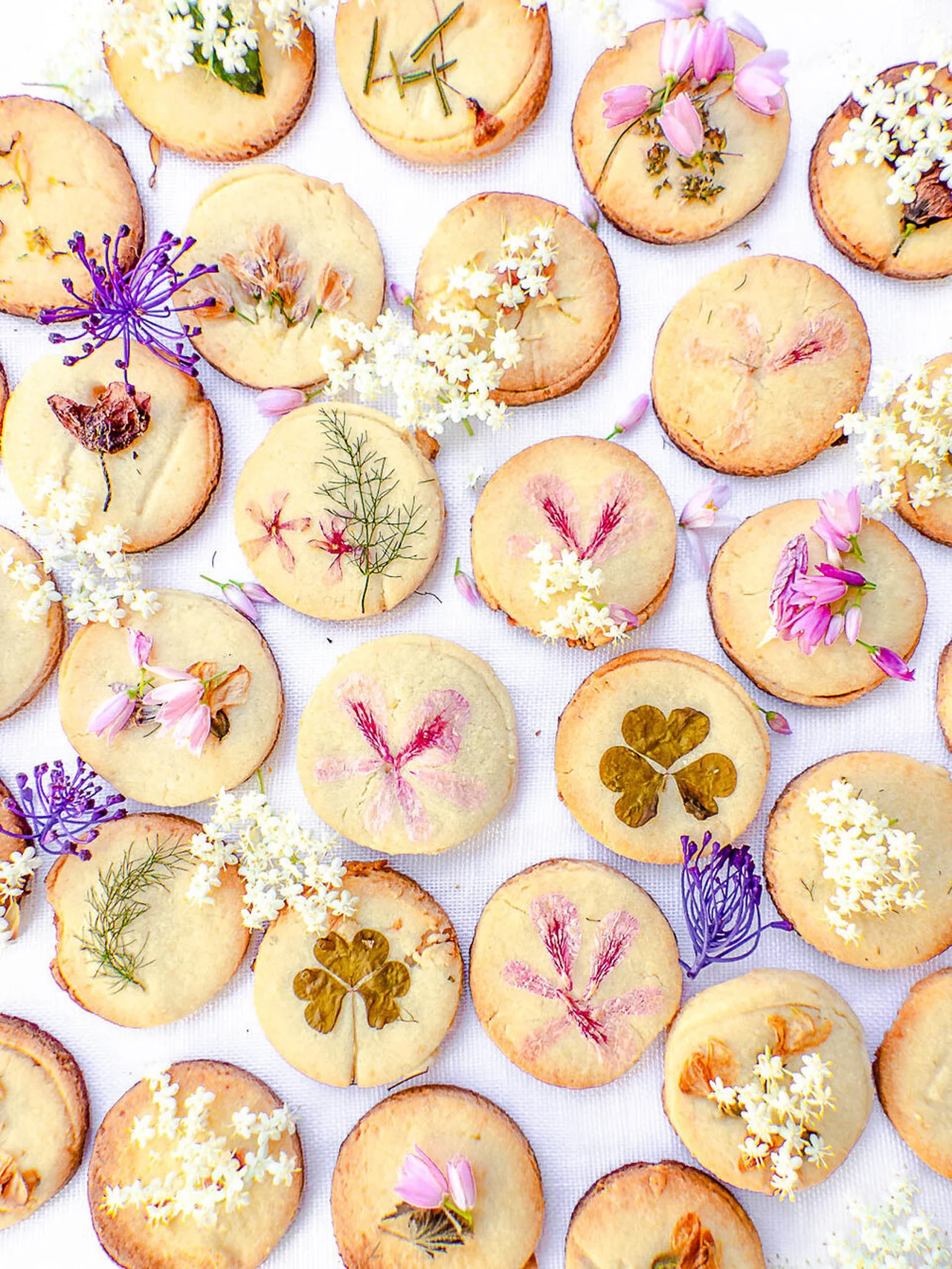 Sablés aux fleurs