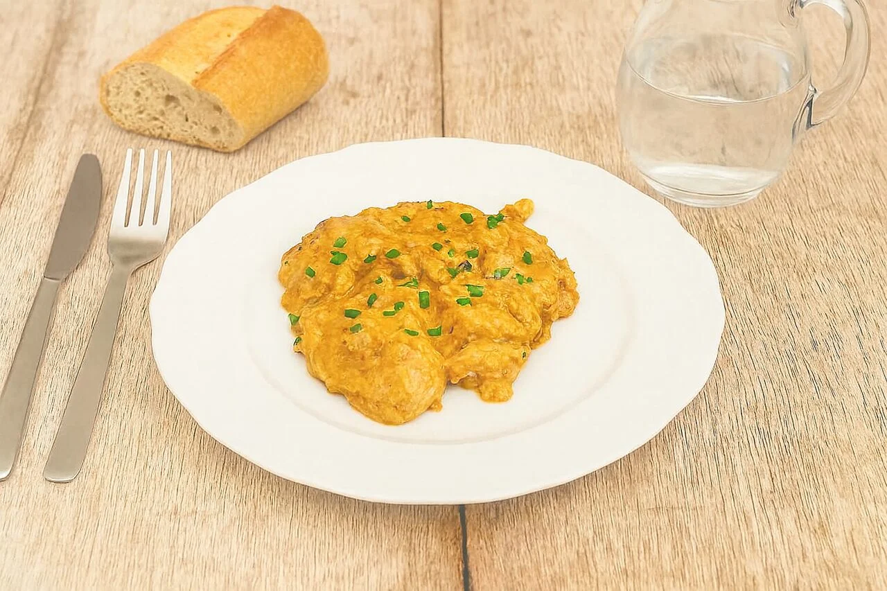 Blanquette de poulet aux tomates