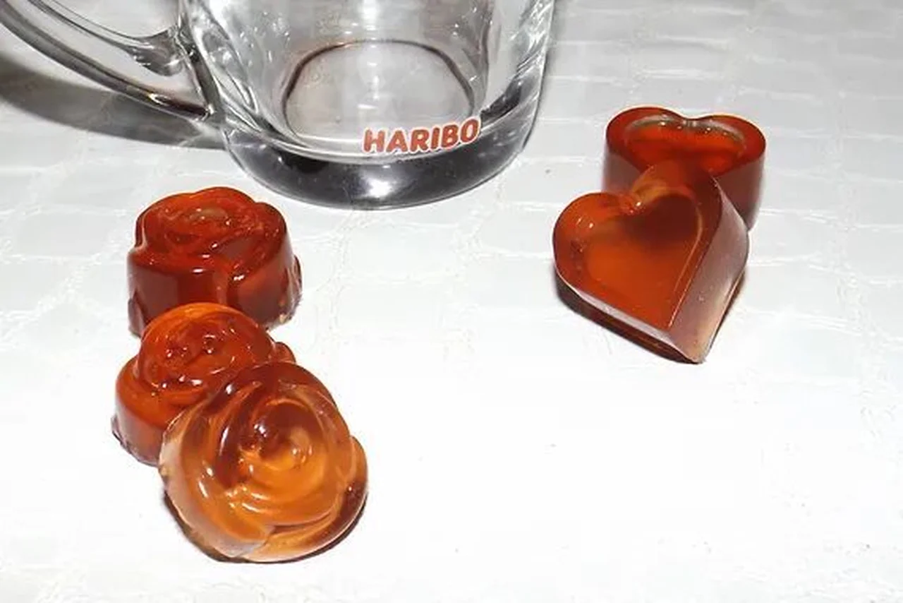 Bonbons gélifiés à la fraise