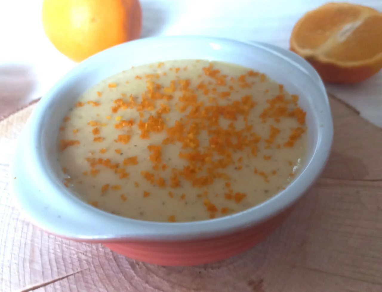 Crème dessert à l'orange