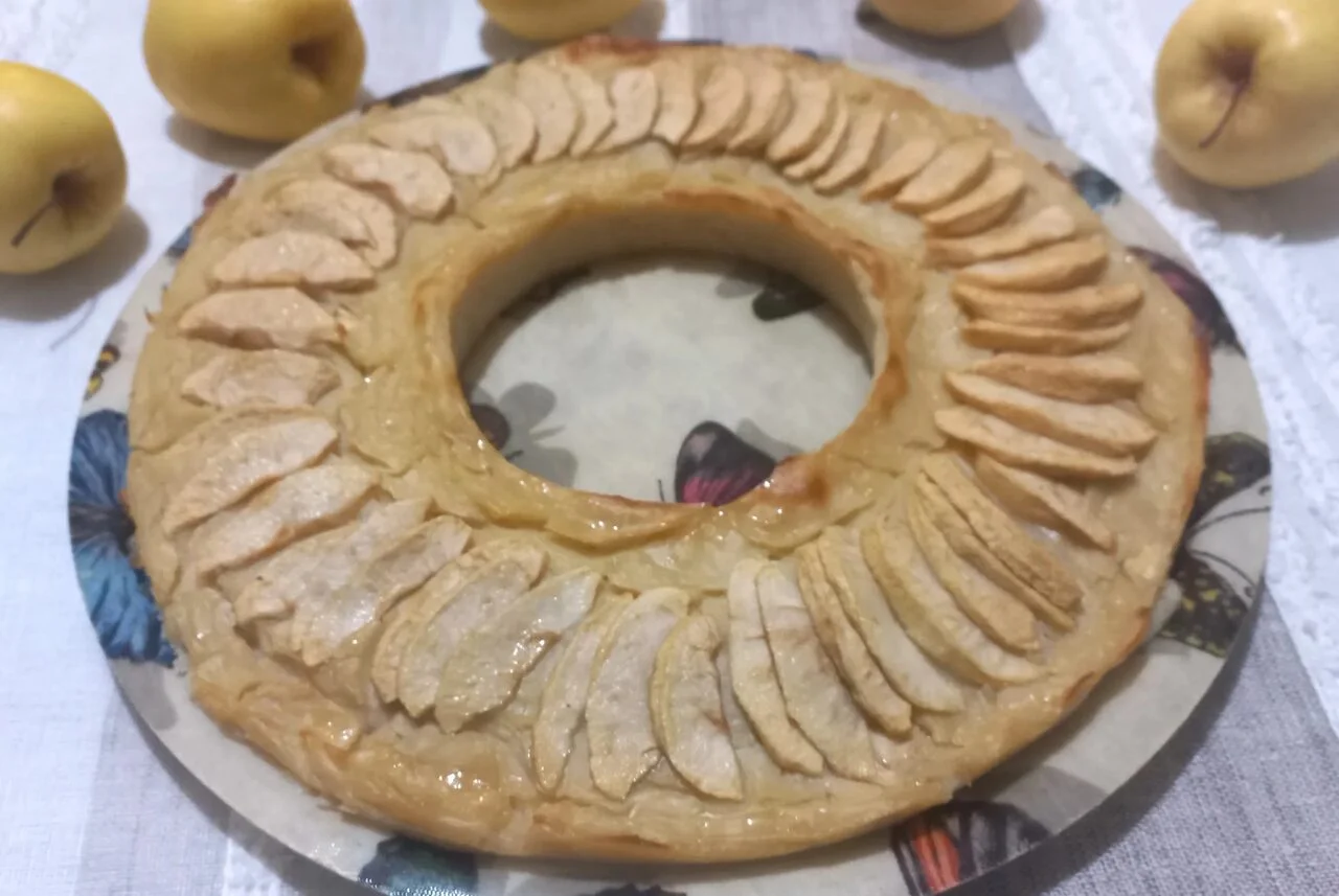 Flan pâtissier sans pâte aux pommes