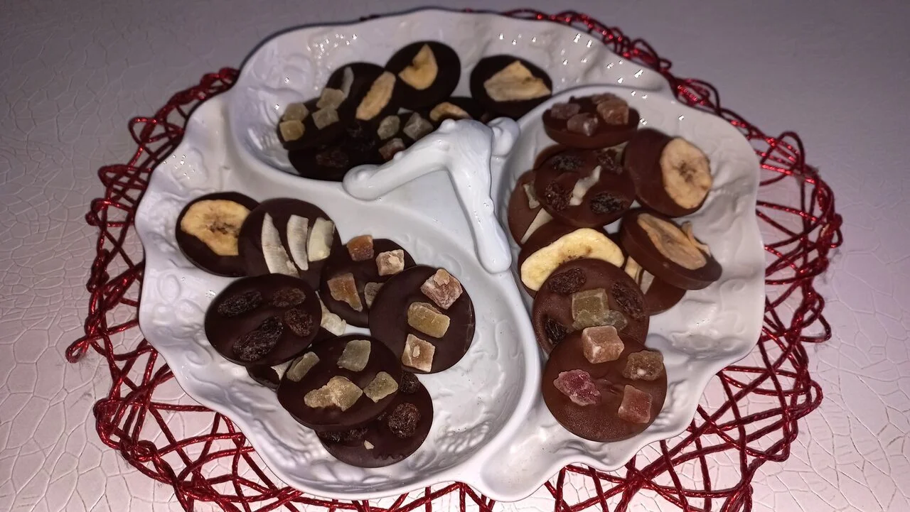 Mendiants au chocolat