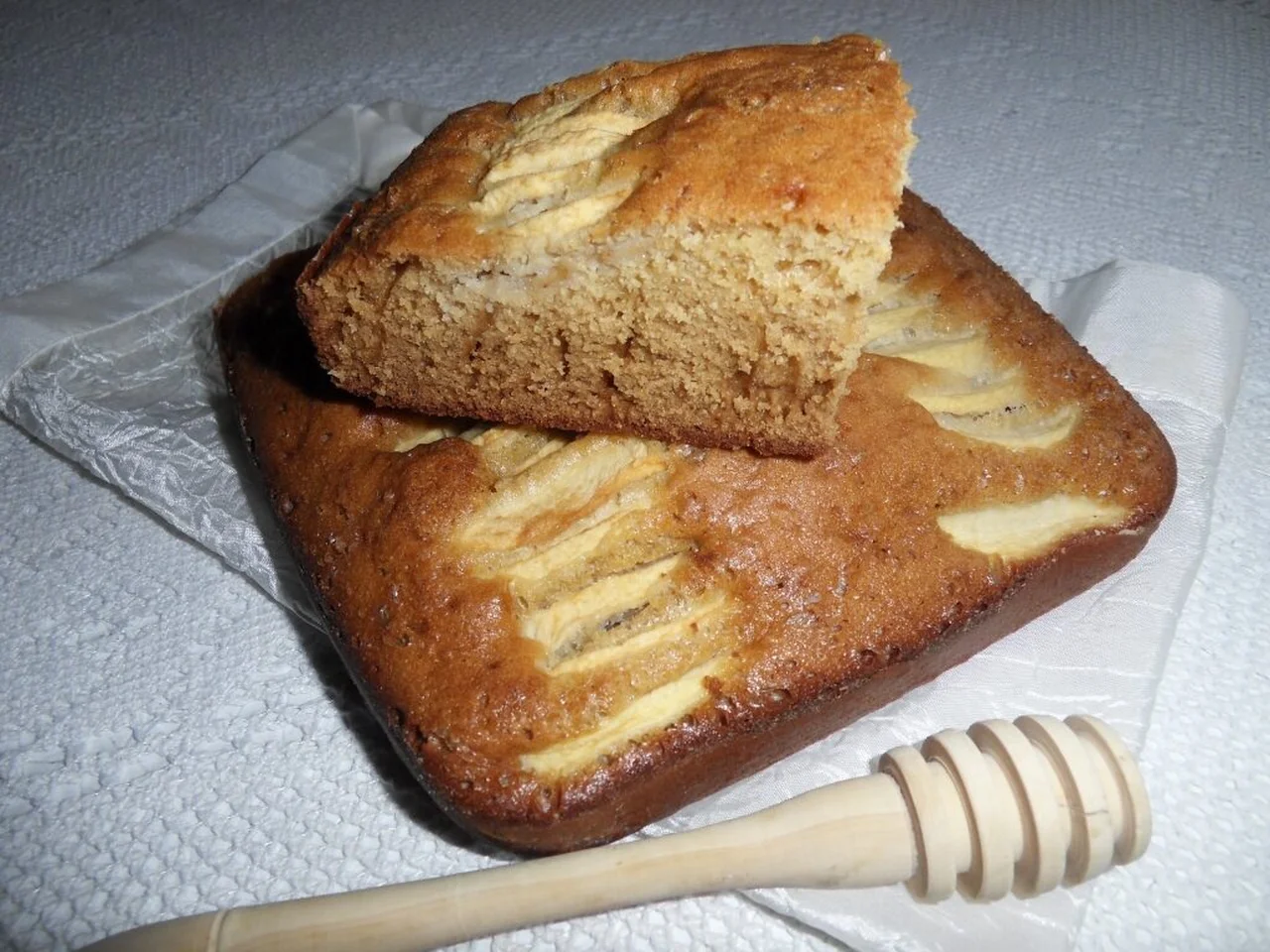 Moelleux aux pommes et au miel