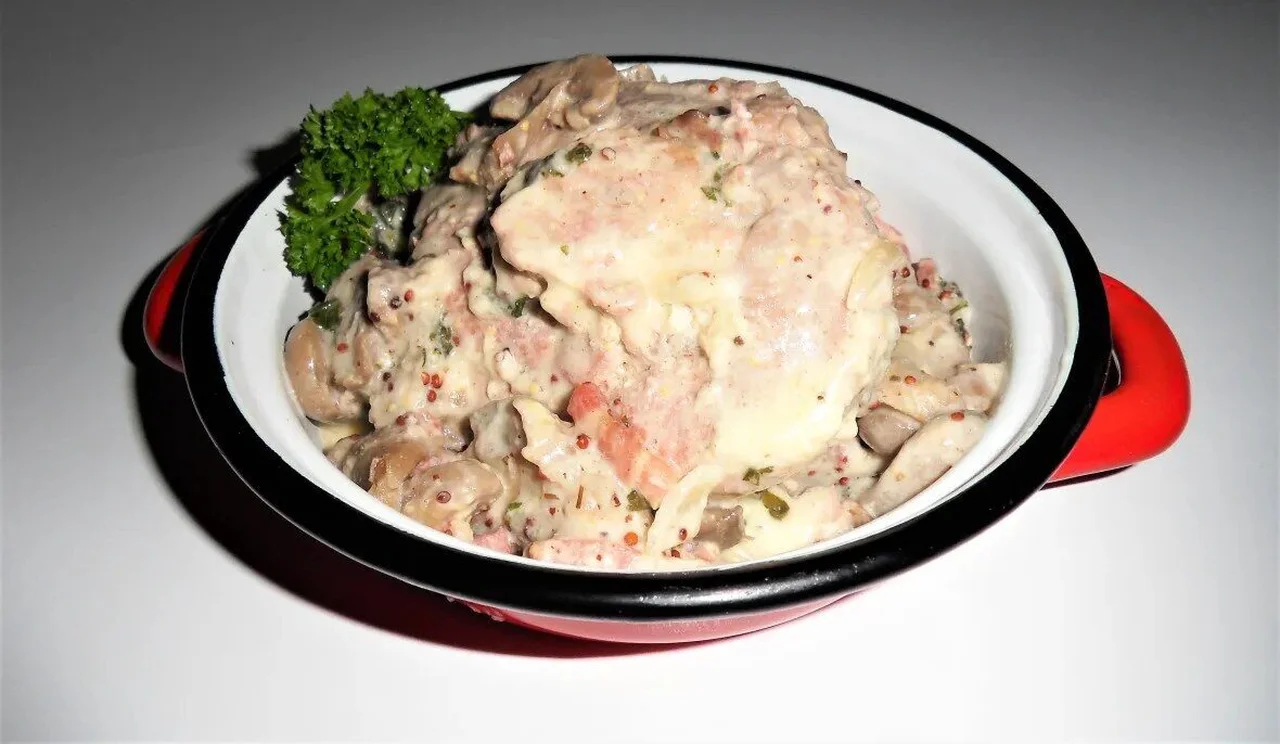 Osso bucco de dinde à la moutarde à l'ancienne