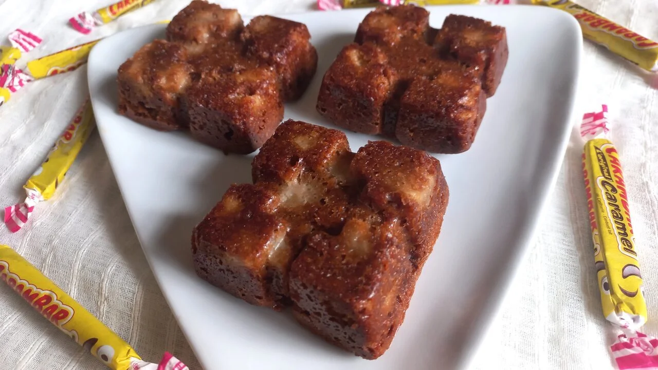 Petits gâteaux à la banane et aux carambar