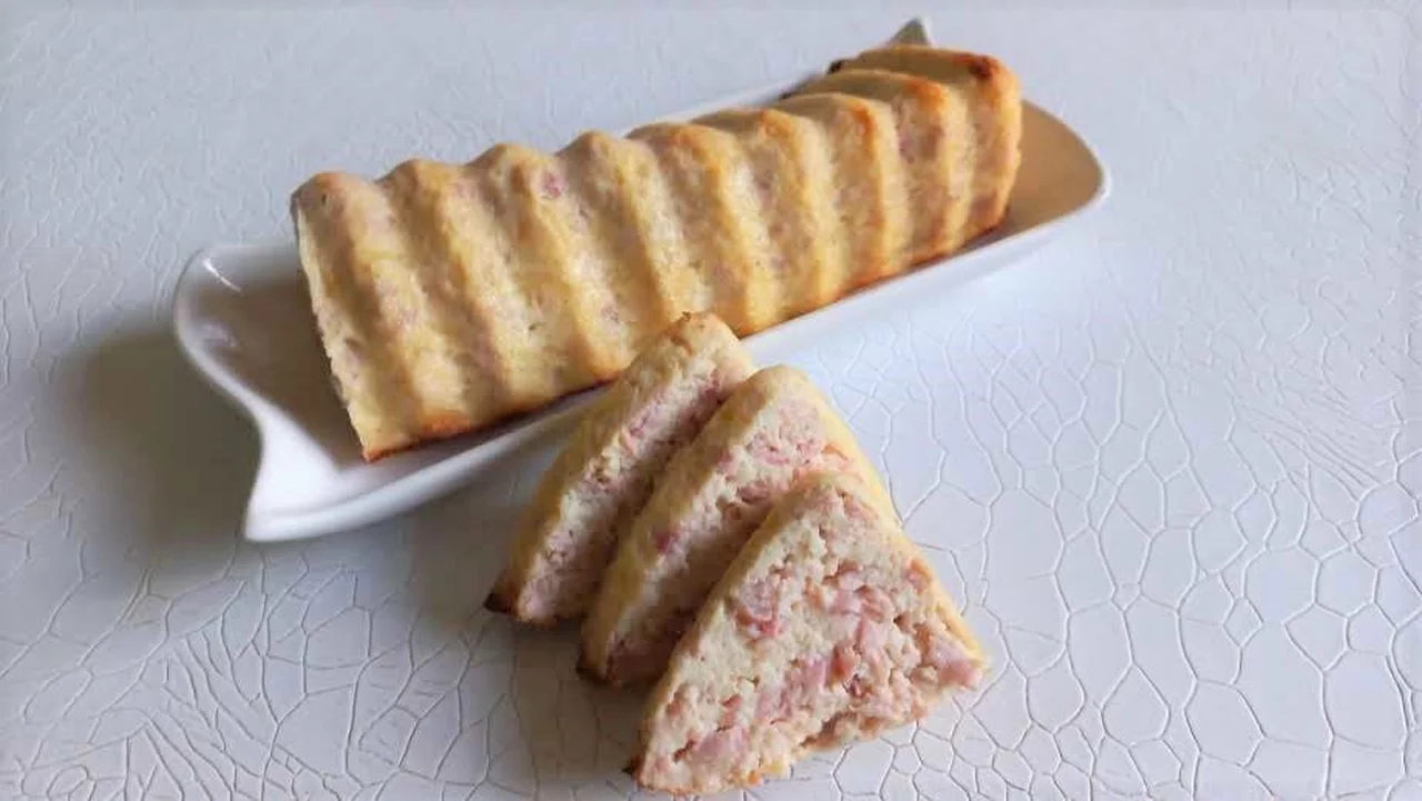 Quich'cake allégé au skyr et au jambon