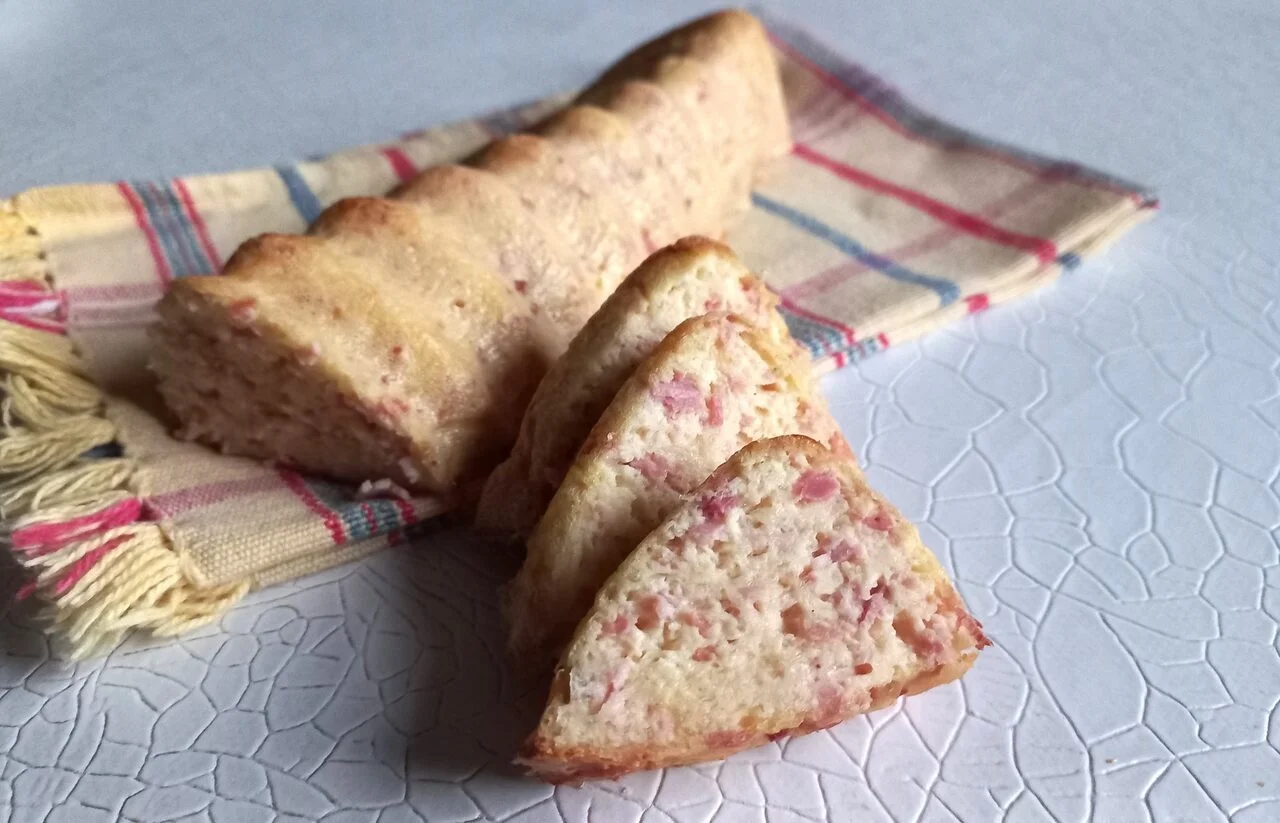 Quich'cake au jambon