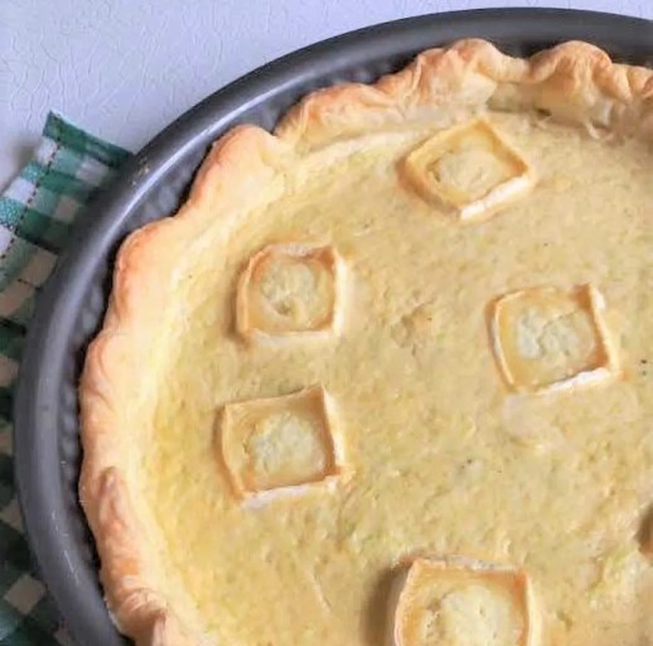 Quiche chèvre et courgette