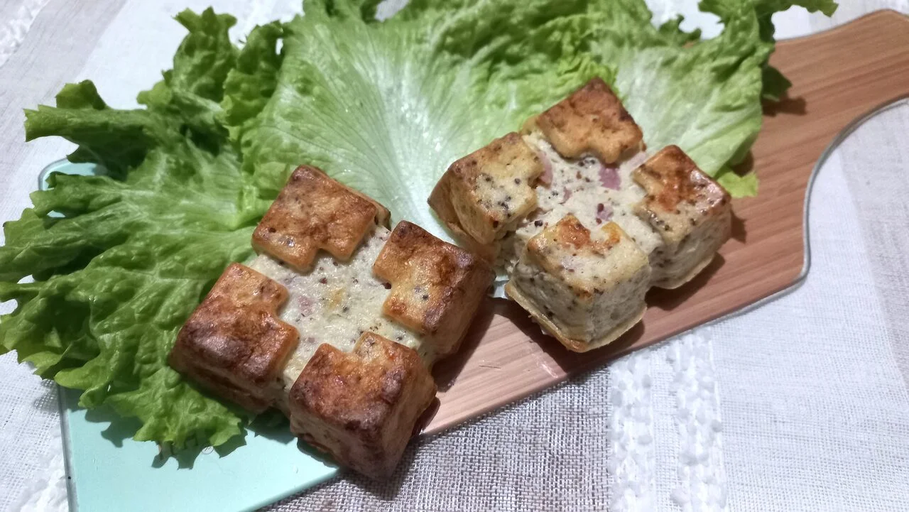 Quiche sans pâte au jambon et moutarde à l'ancienne