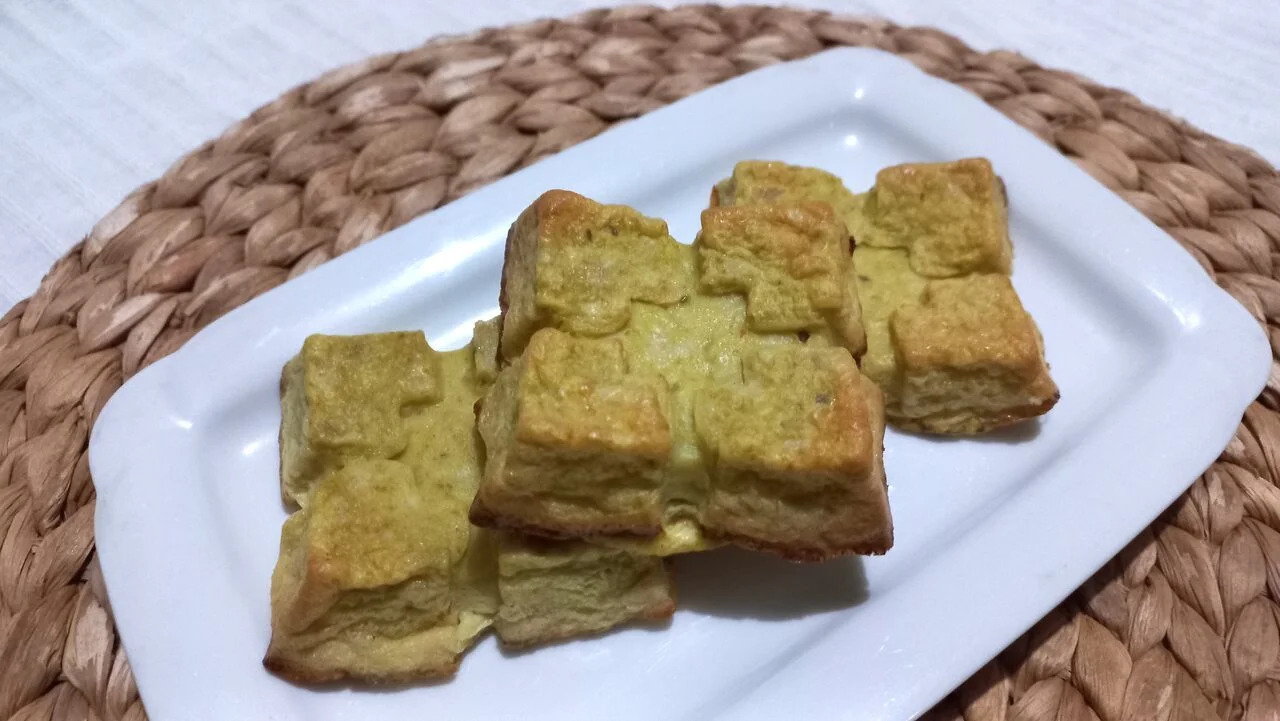 Quiche sans pâte poulet et curry
