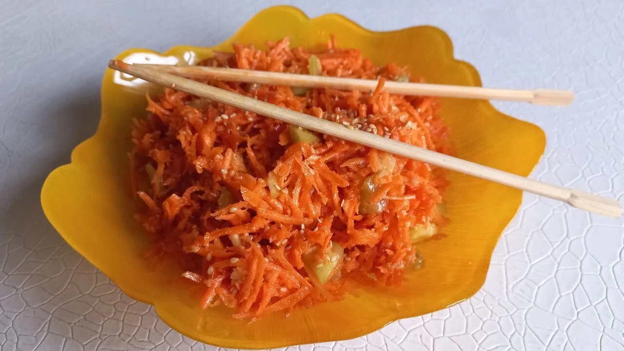 Salade de carottes coréenne