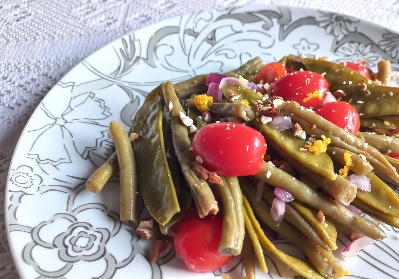 Salade de haricots verts aux noisettes d'Ottolenghi