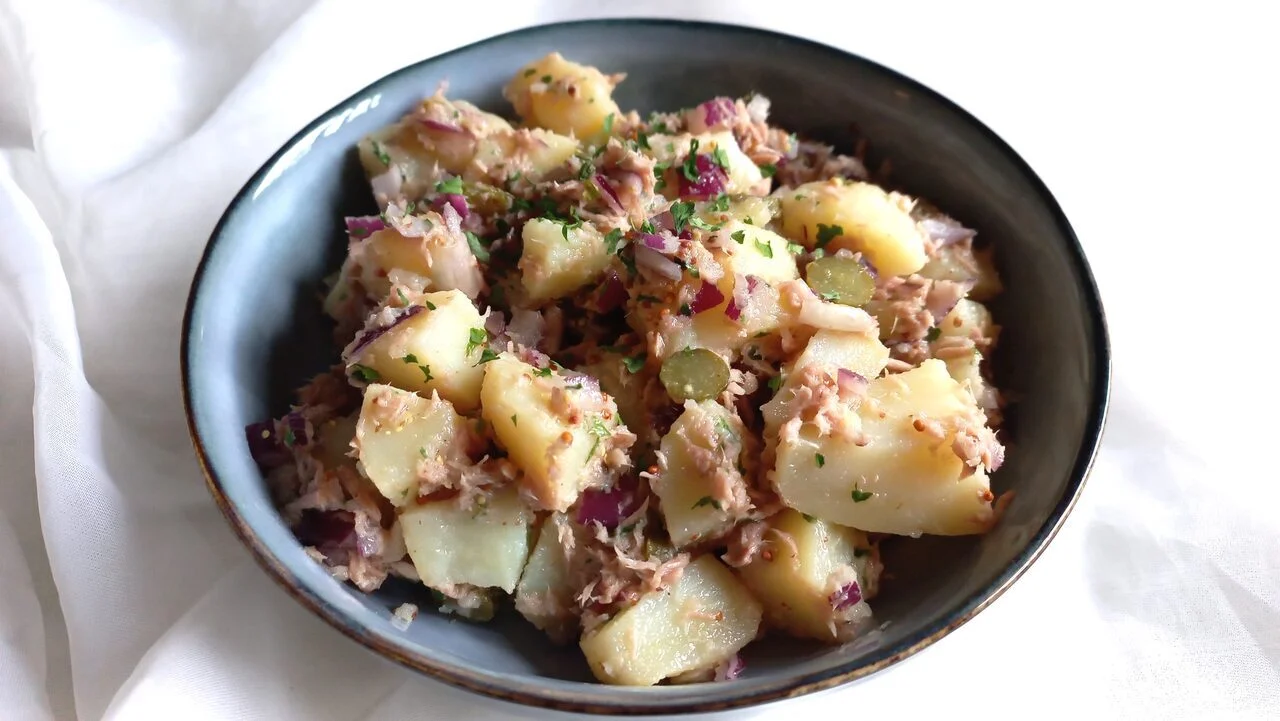 Salade de pommes de terre au thon
