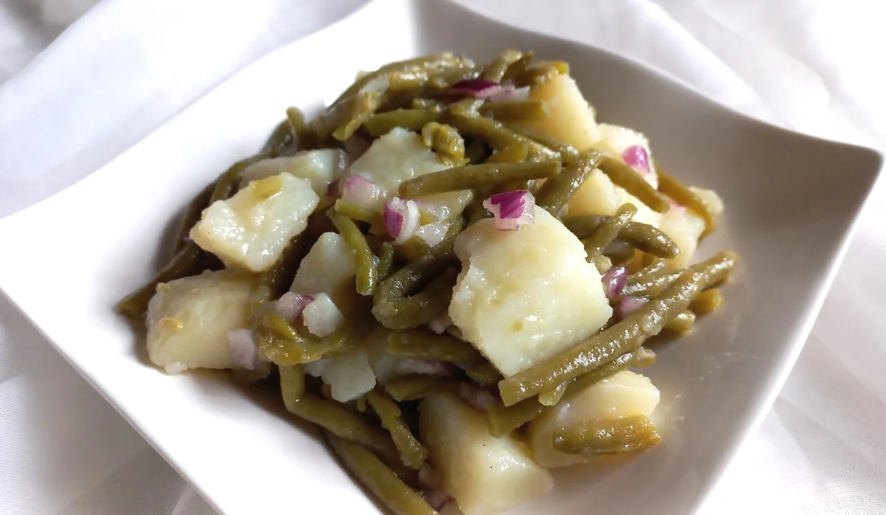Salade de pommes de terre et de haricots verts