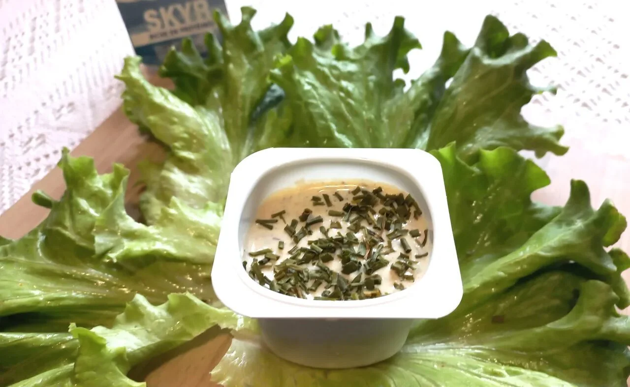 Sauce de salade légère au skyr