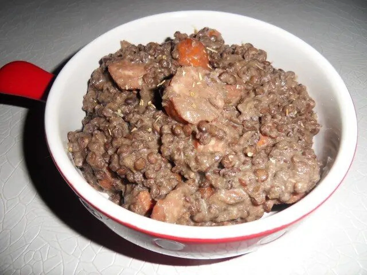 Saucisses aux lentilles