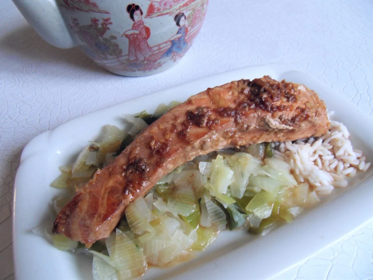 Saumon Teriyaki
