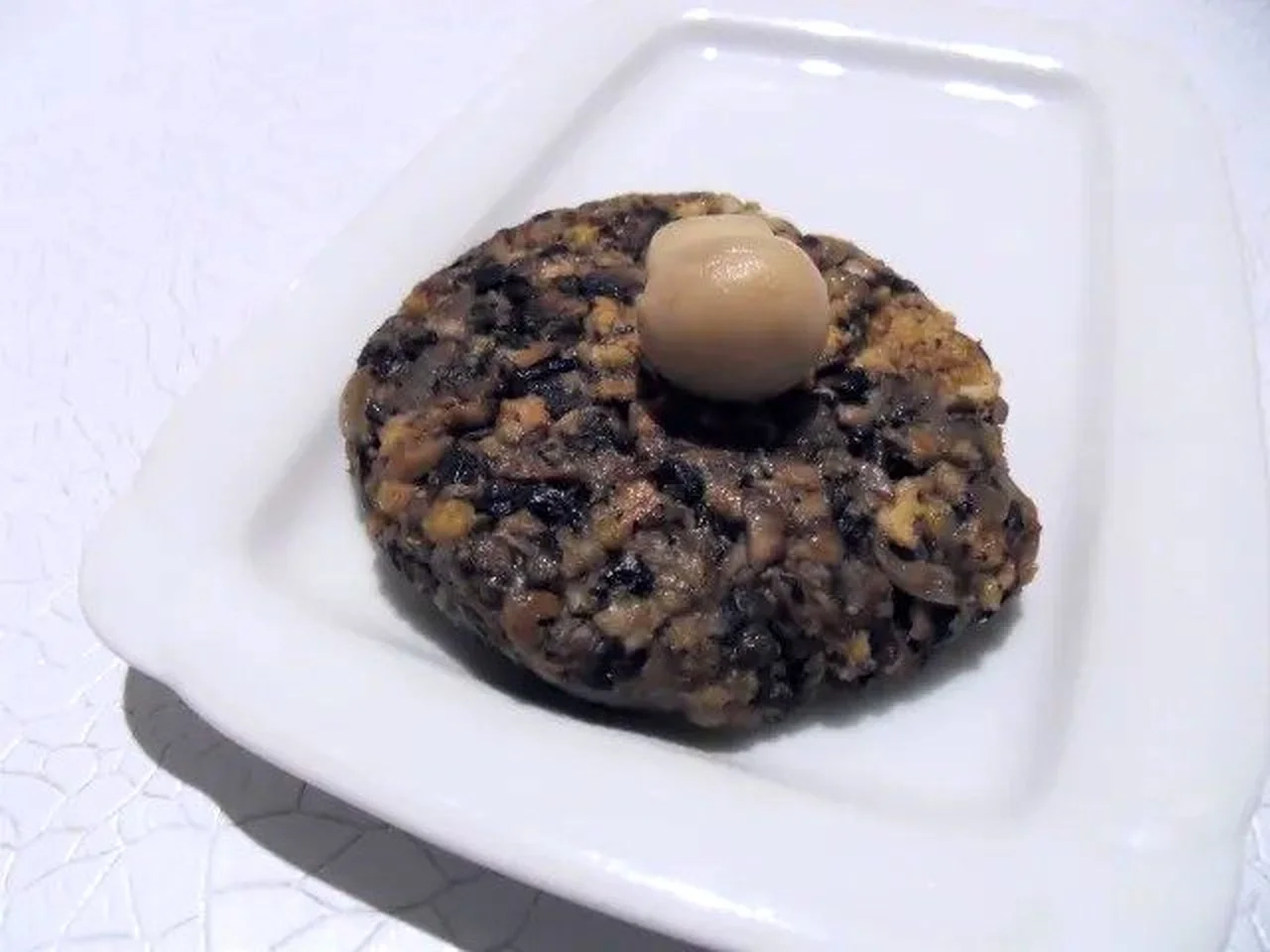 Steak végétal aux champignons