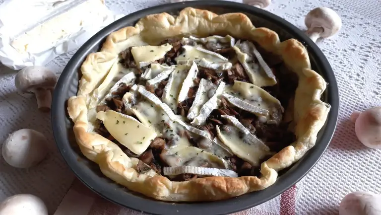 Tarte parisienne au brie
