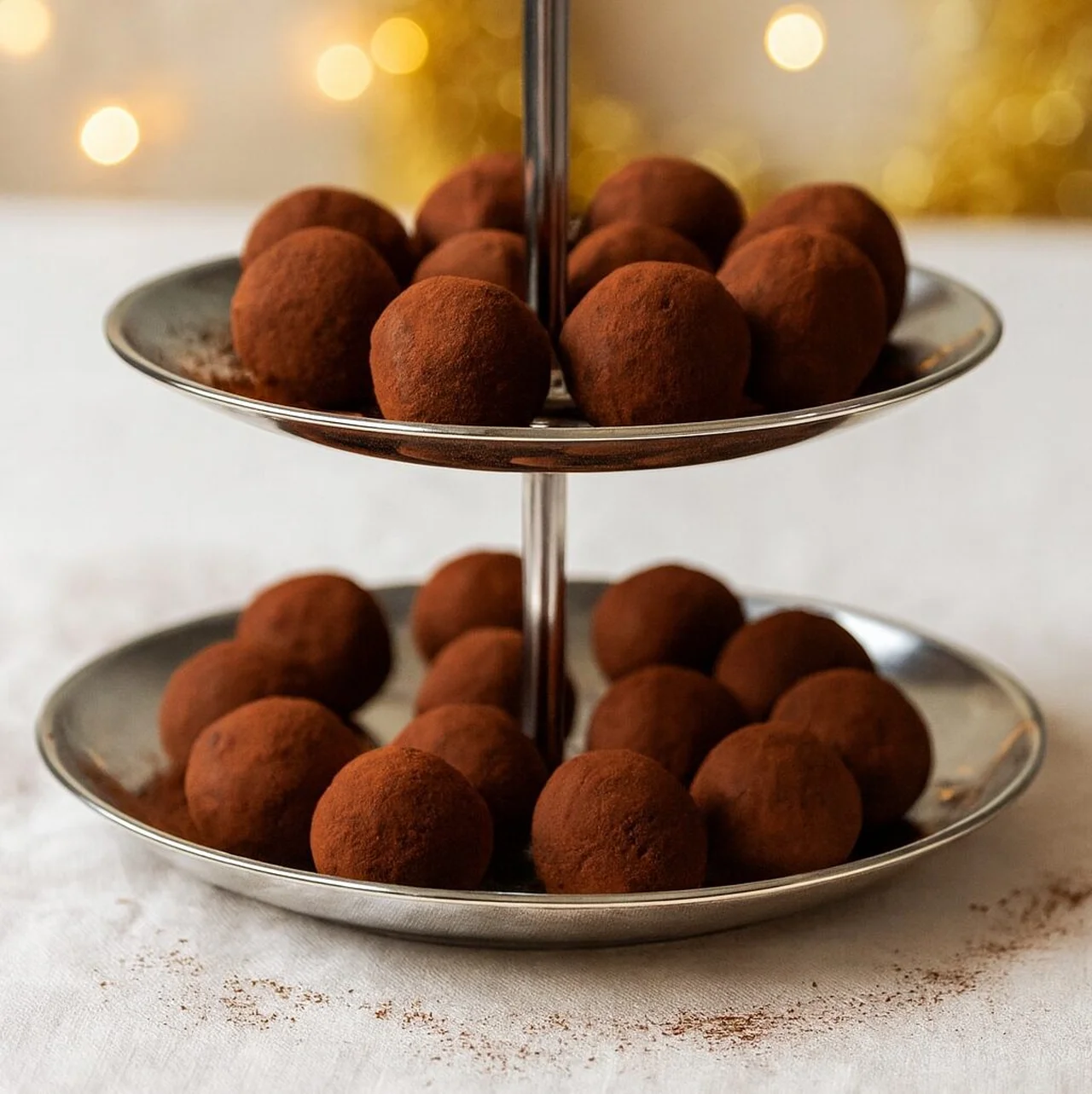 Truffes au chocolat et caramel au beurre salé