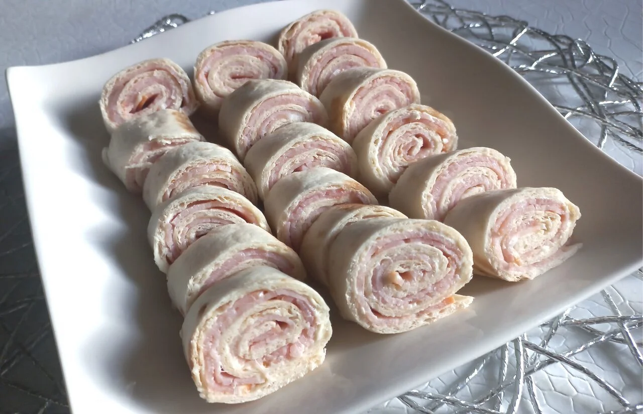 Wraps apéritifs jambon et St-Môret
