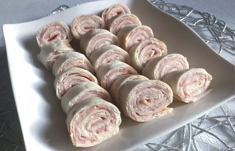 Wraps apéritifs jambon et St-Môret