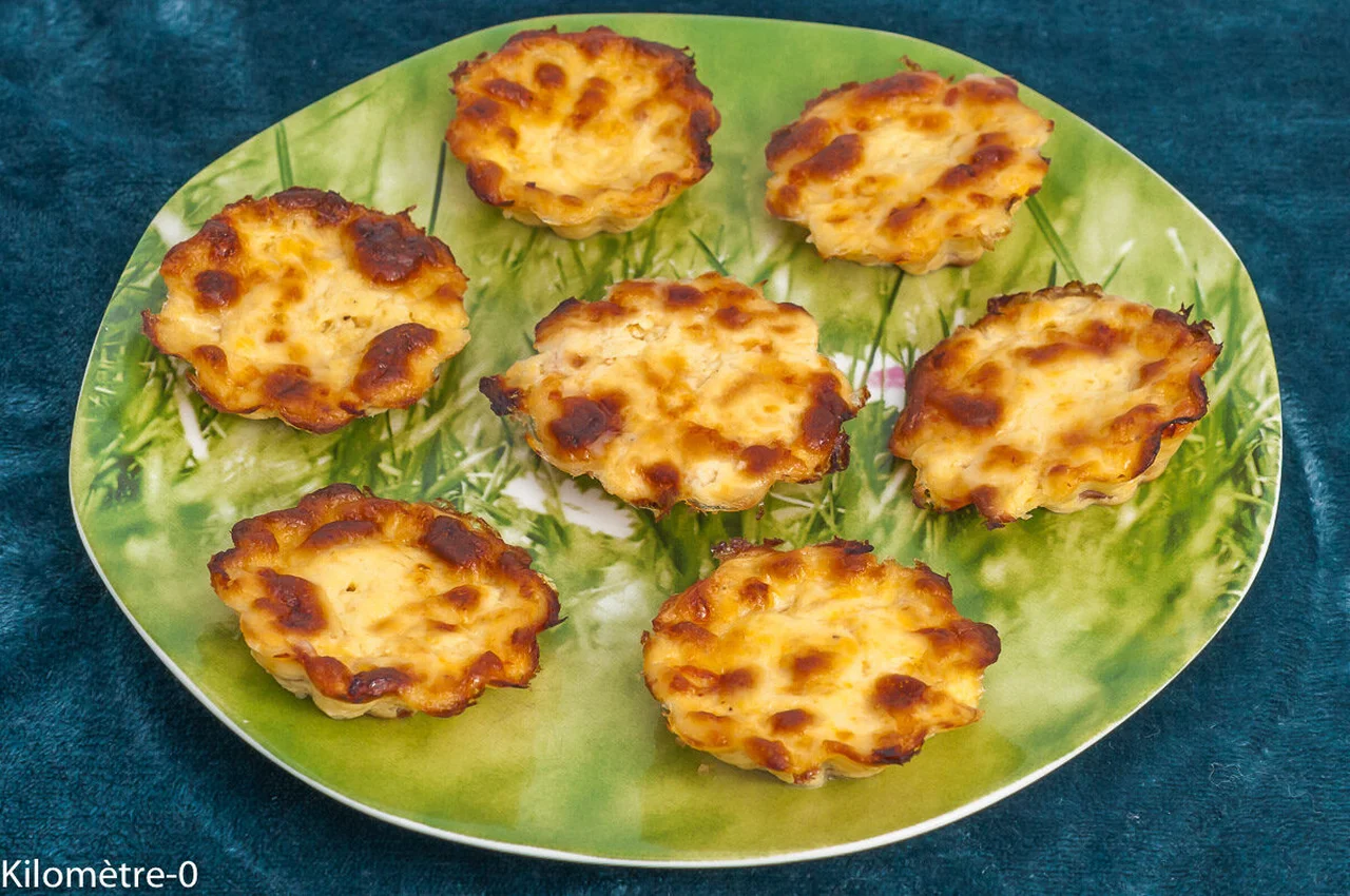 Bouchées moelleuses au bacon et fromage