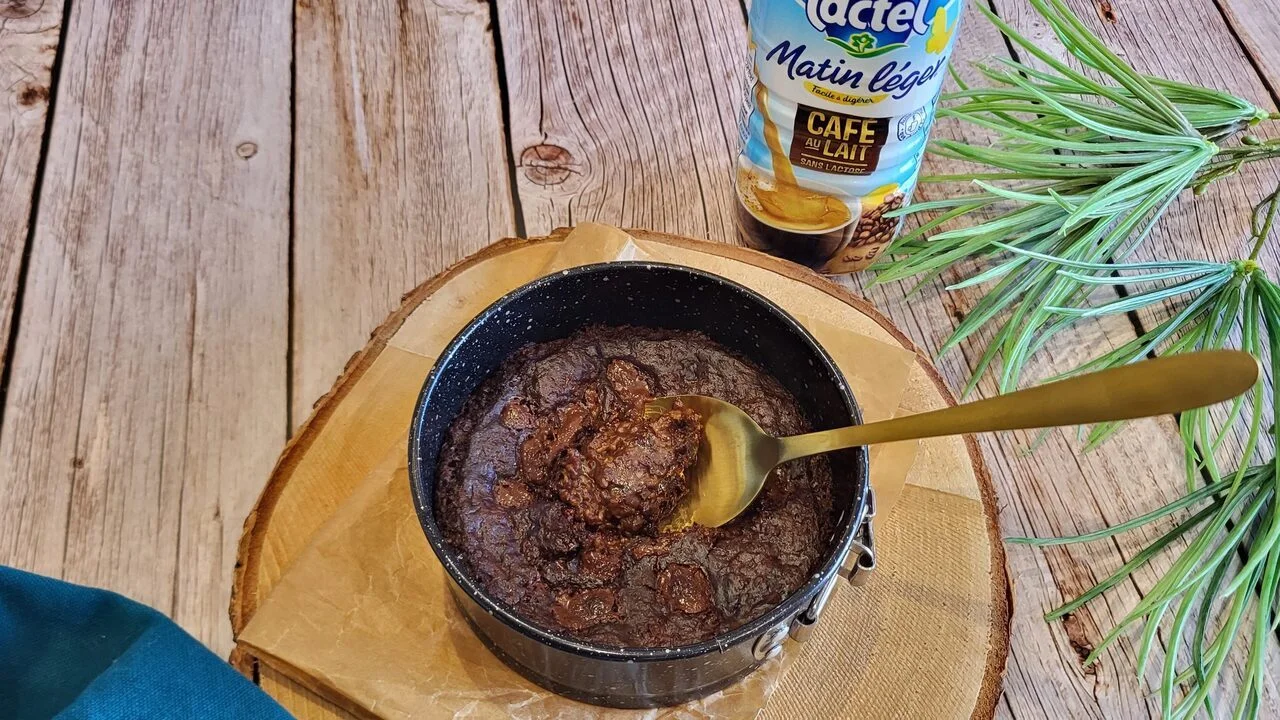 Porridge à l'air fryer façon tiramisu choco