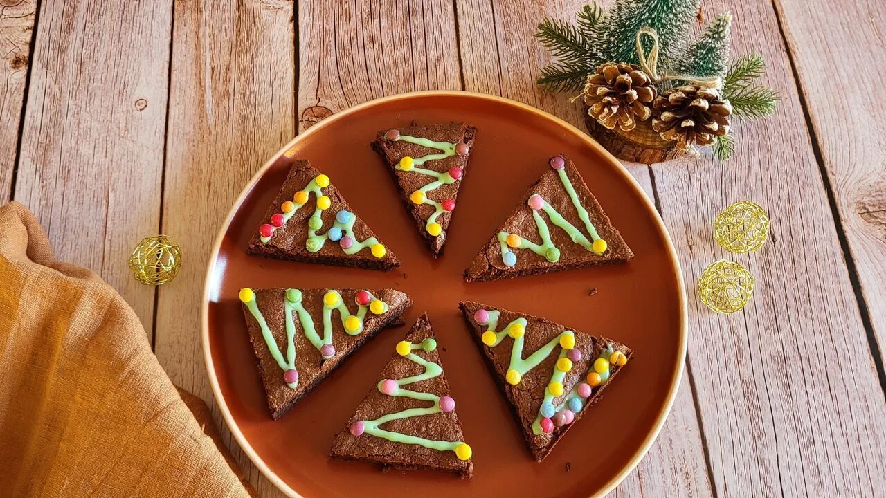 Sapin de Noël brownie