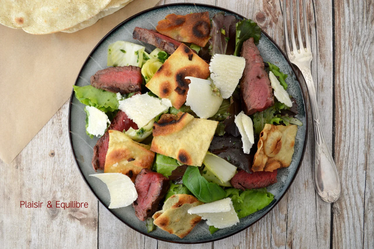 Salade au bœuf et basilic de Yotam Ottolenghi