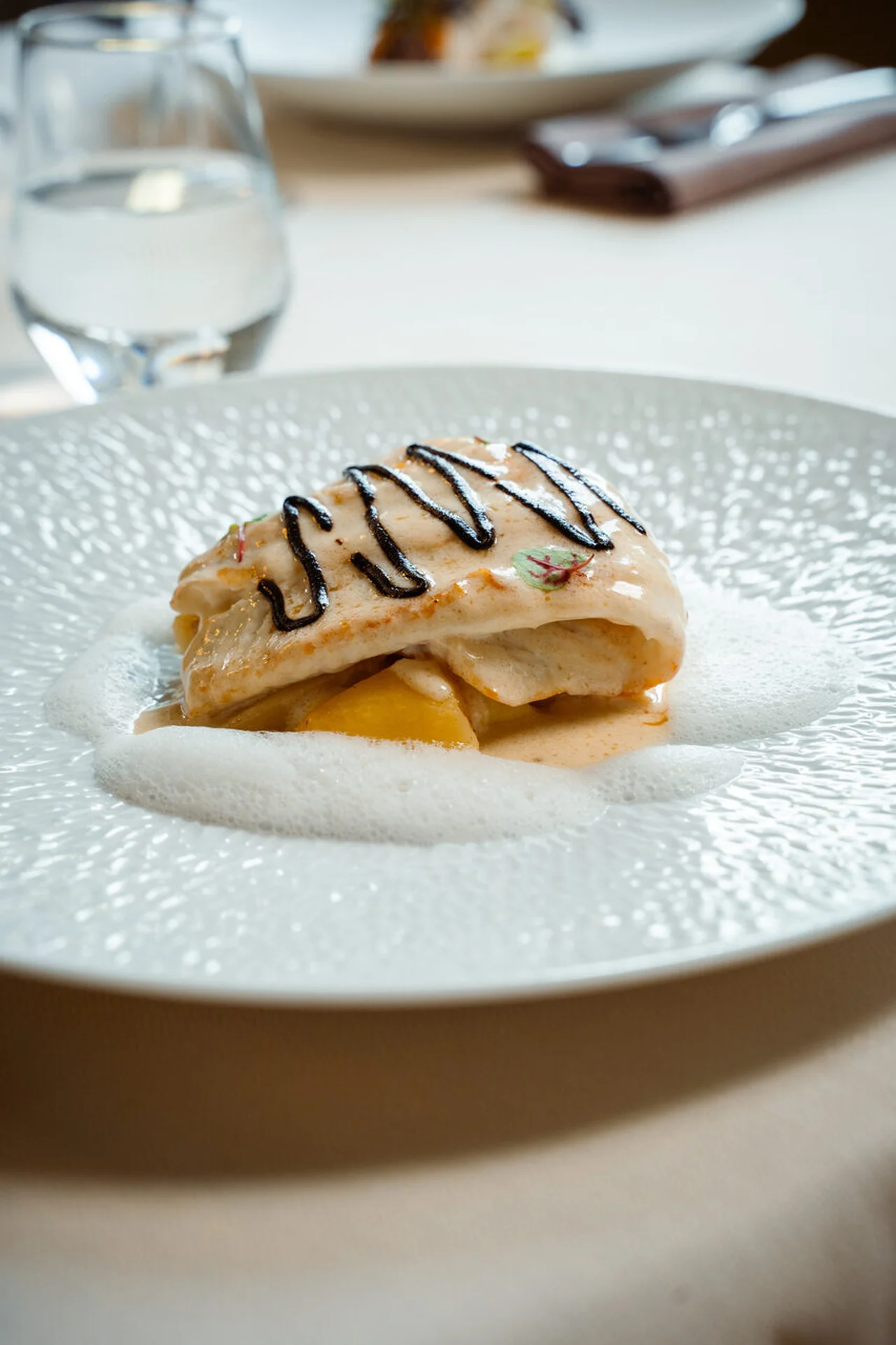 Fenouil confit au safran, cabillaud Skrei et beurre blanc