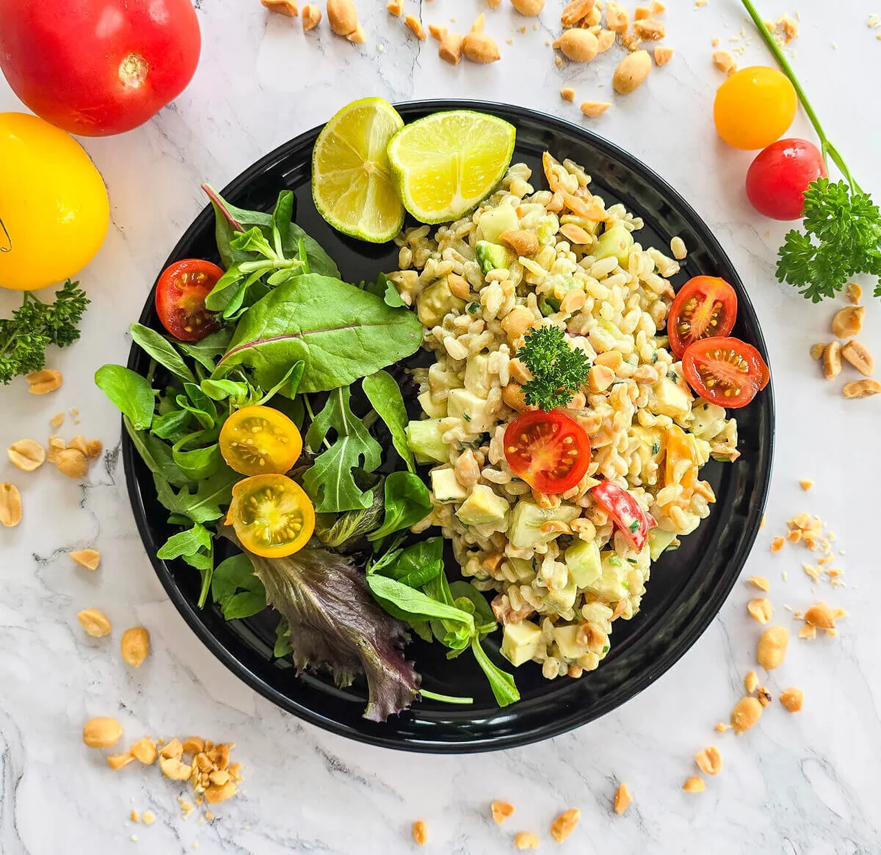 Salade de blé froide