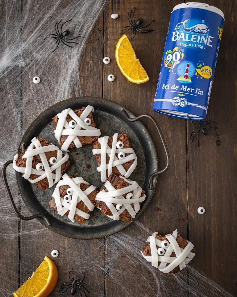 Brownie momie pour Halloween