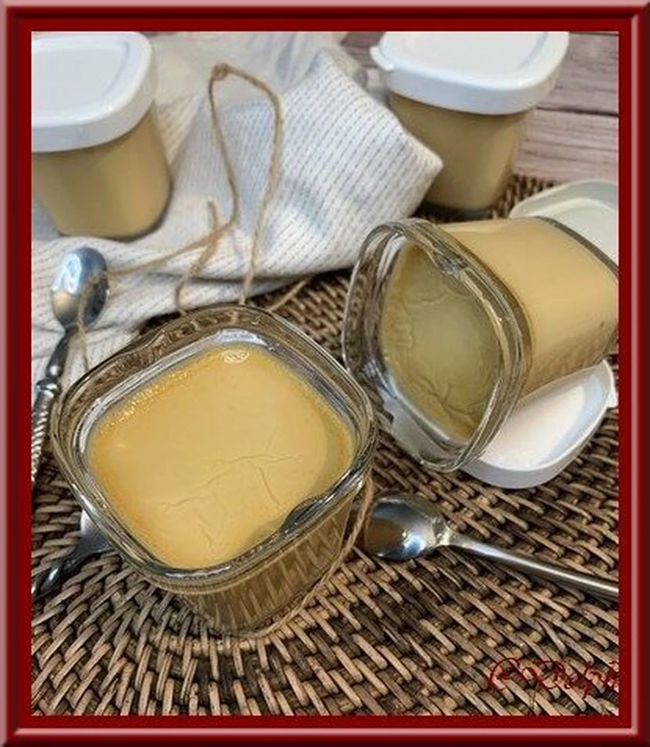 Flans aux œufs et caramel