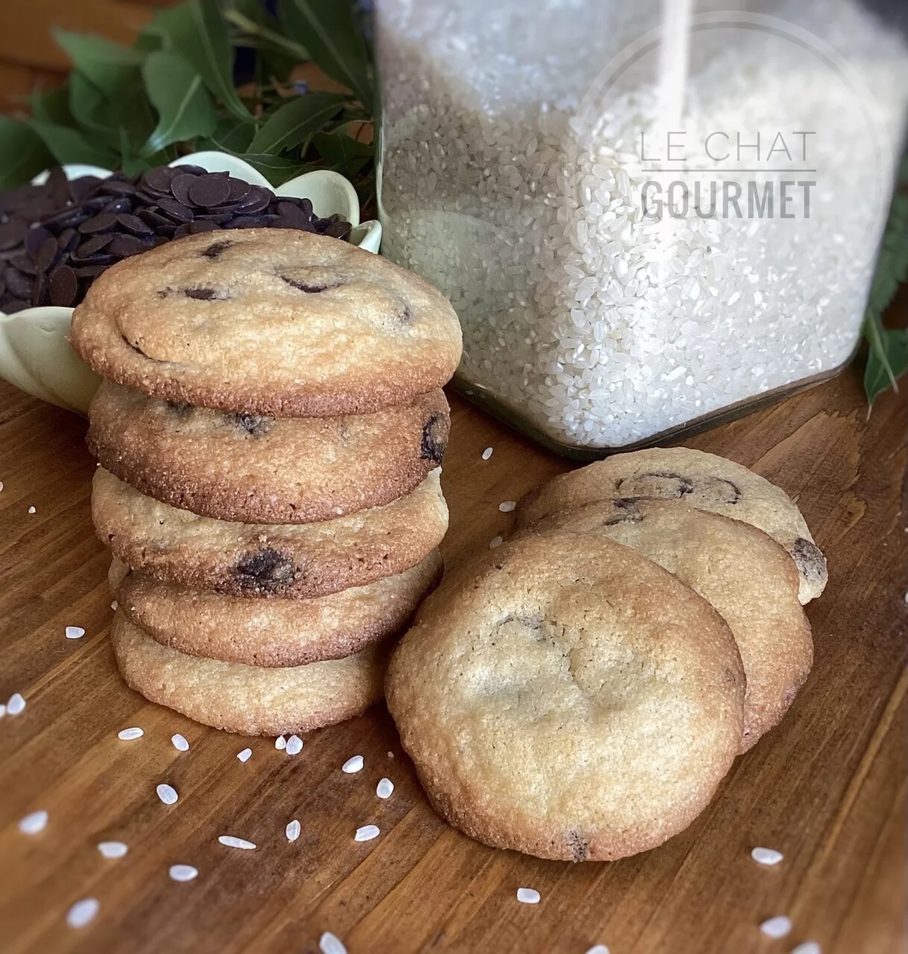 Cookies farine de riz et pépites de chocolat