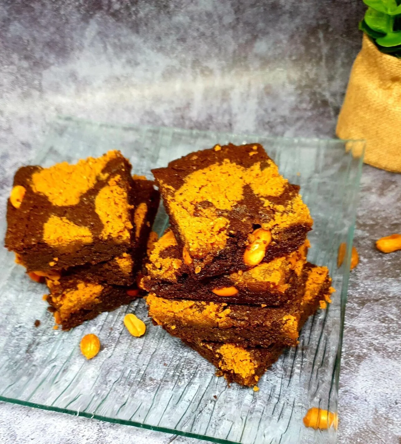 Brownies chocolat et beurre de cacahuètes