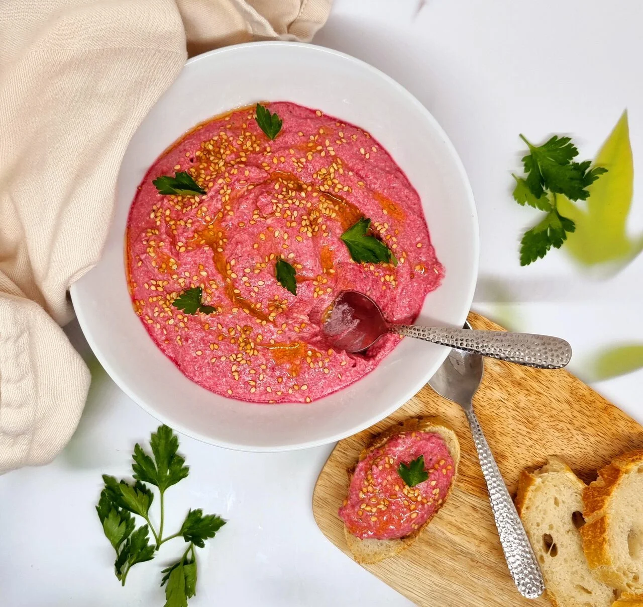 Crème de betterave et fêta