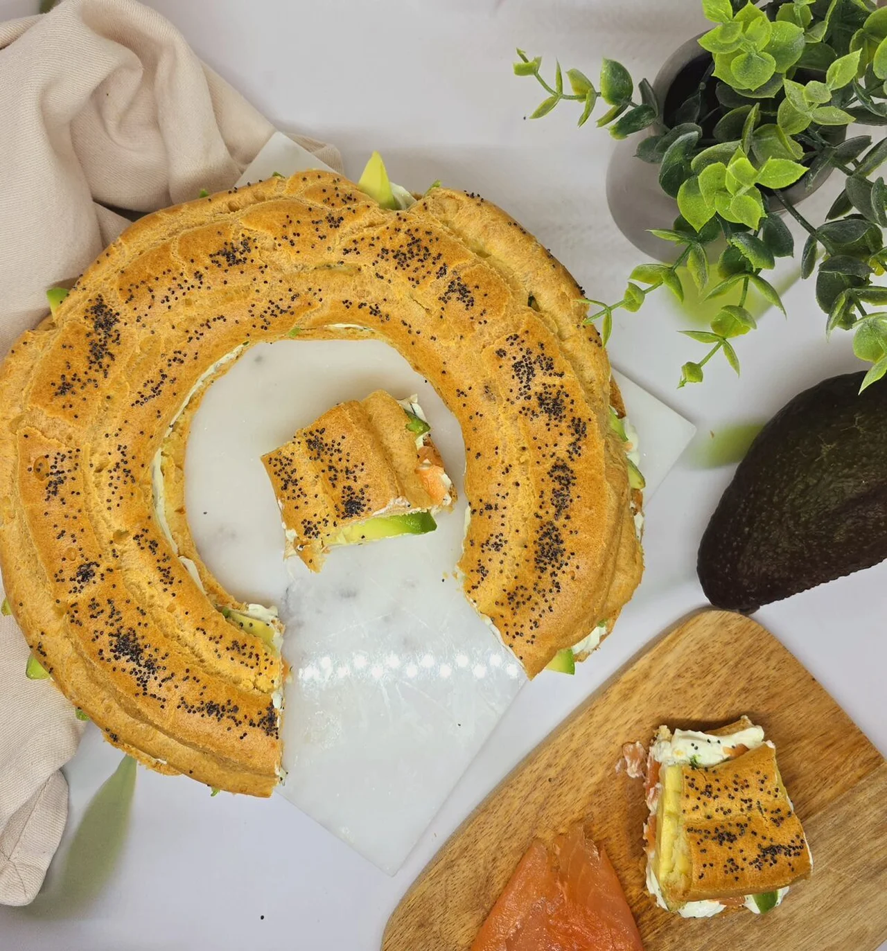 Paris-Brest salé pour l'apéro