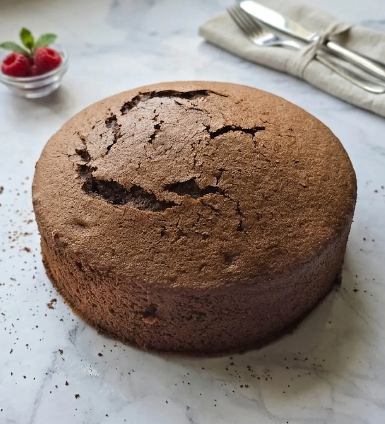 Chiffon cake au cacao