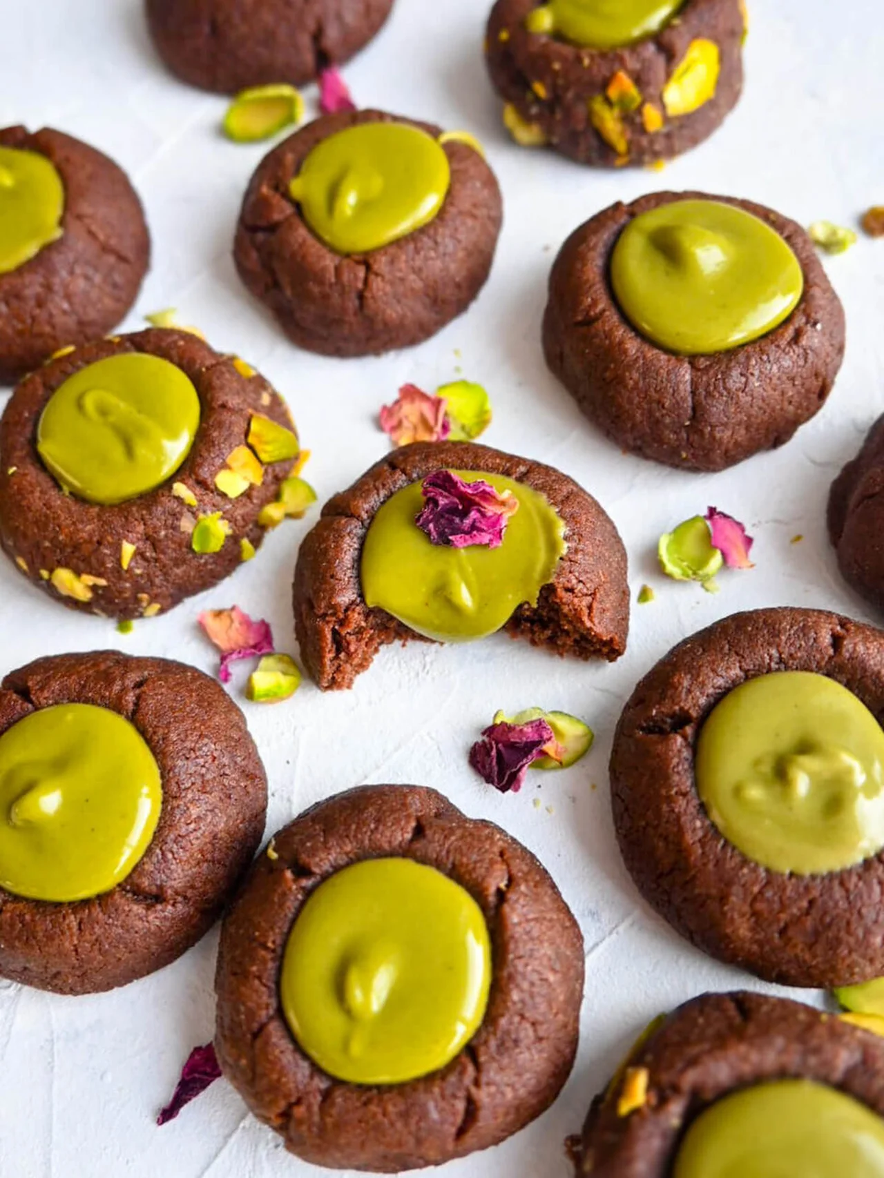 Sablés pistache chocolat