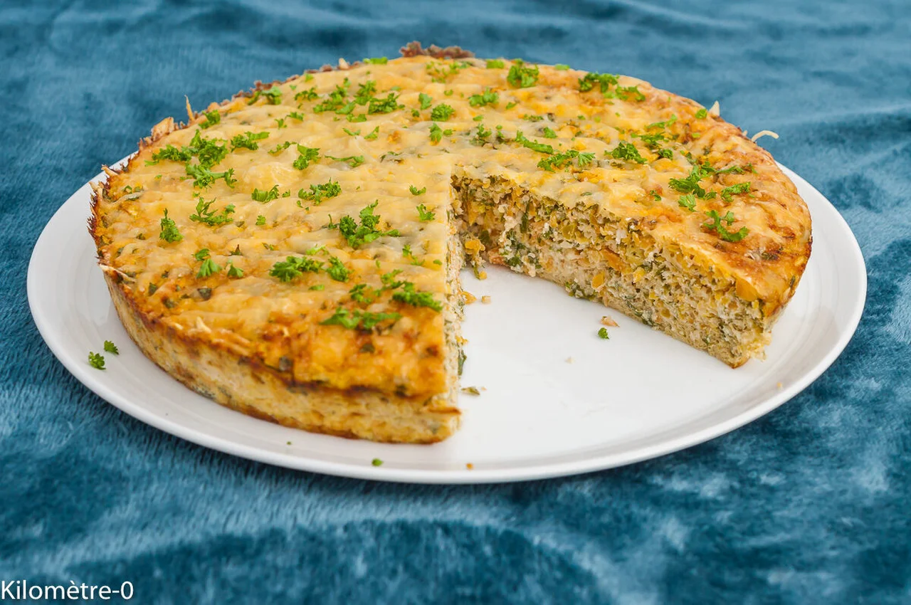 Frittata de carottes et navets nouveaux aux fines herbes