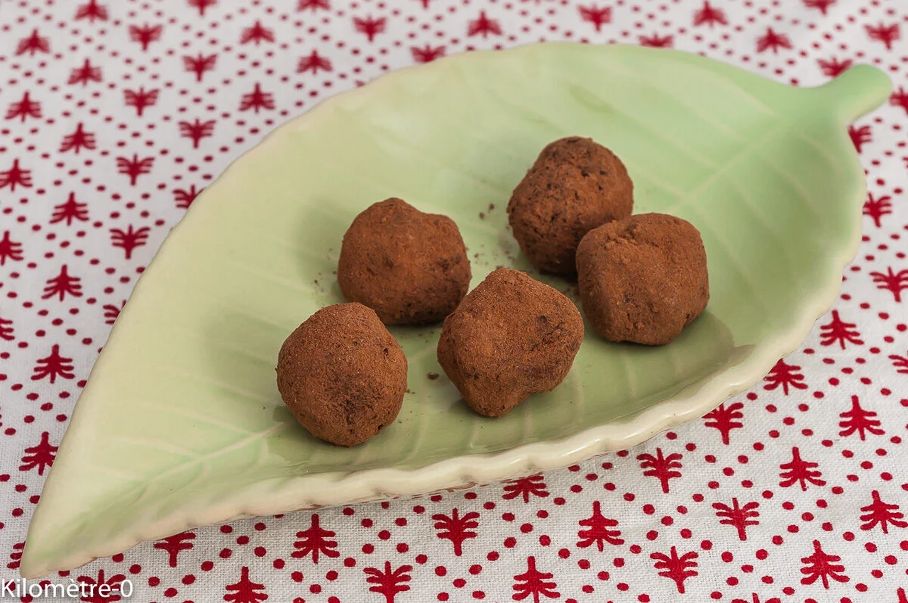 Truffes au chocolat et à l'orange
