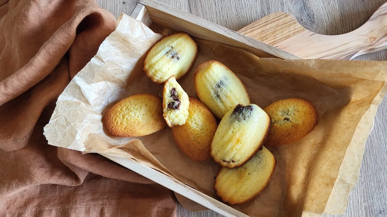 Madeleines fourrées au Nutella