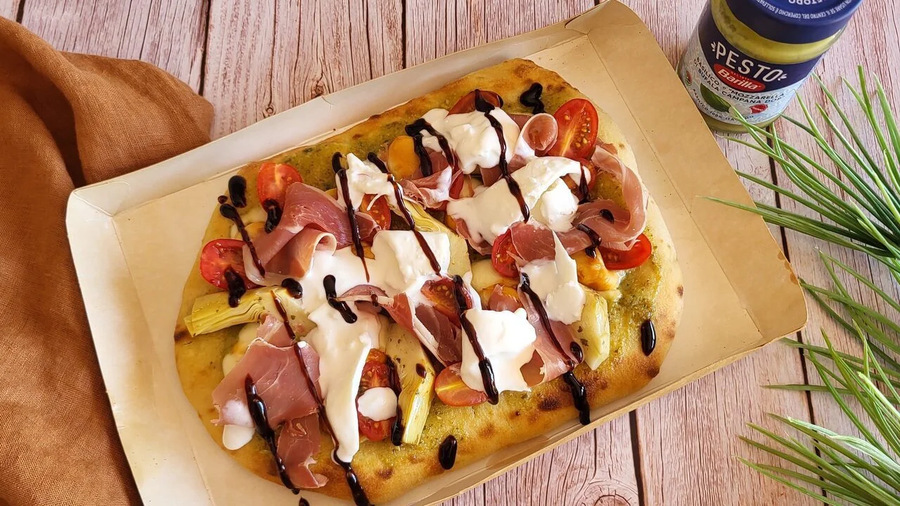 Pinsa à l'italienne