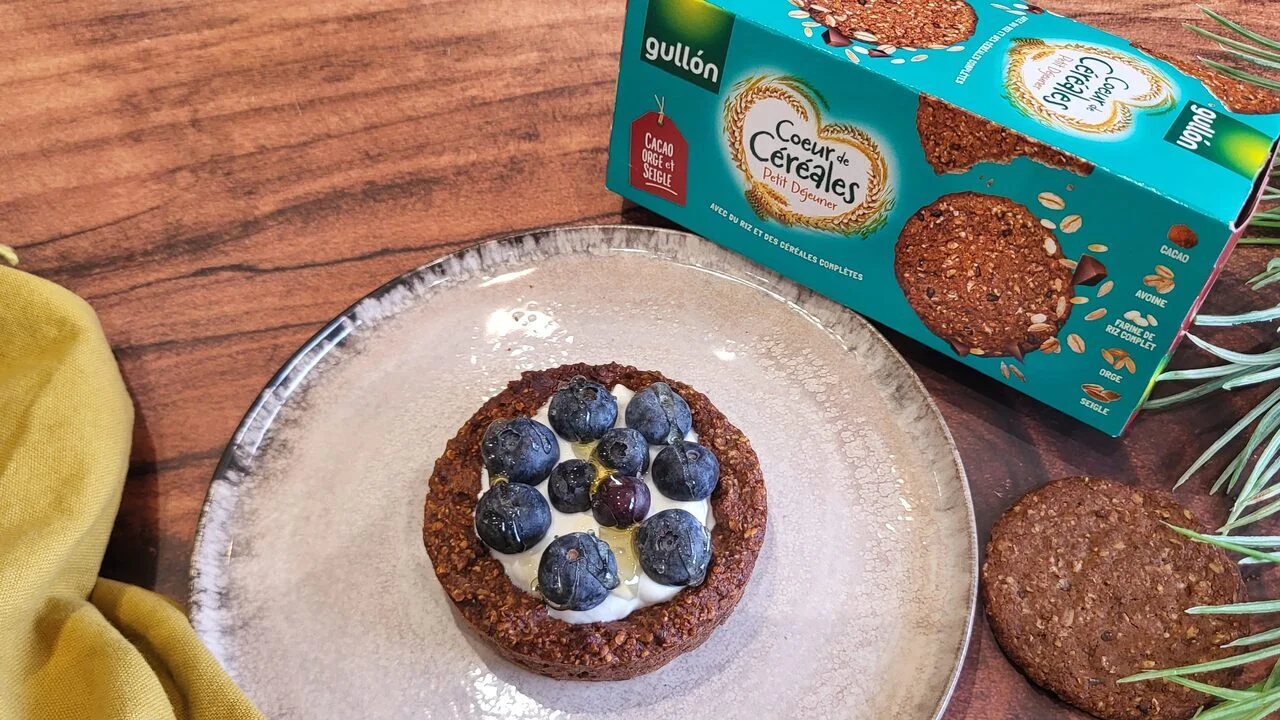 Tartelettes petit-déjeuner cacao et fruits
