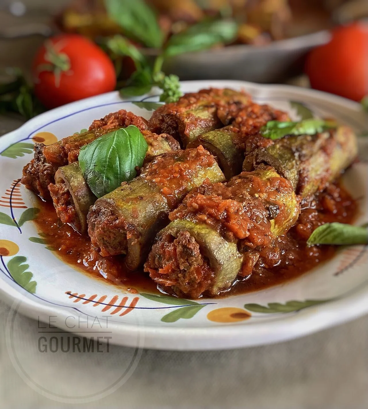 Courgettes farcies à l'italienne